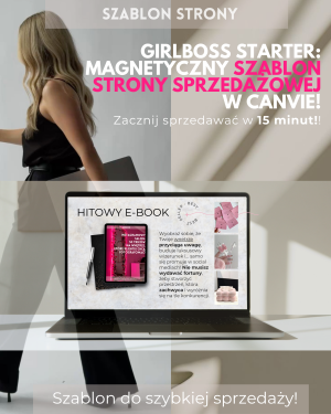GirlBoss Starter: Магнітний шаблон лендингу в Canvi!